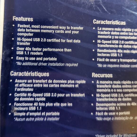 SanDisk ImageMate USB 2.0 SD MultiMediaCard Reader Writer 2003 New in Pkg - Picture 3 of 4